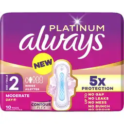 Albert Heijn Always Platinum long maandverband aanbieding