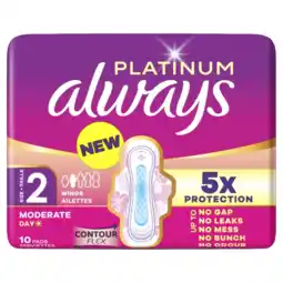 Albert Heijn Always Platinum long maandverband aanbieding