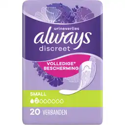 Albert Heijn Always Discreet incontinentieverband small aanbieding