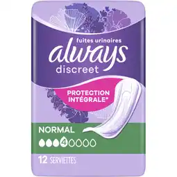 Albert Heijn Always Discreet incontinentieverband normal aanbieding