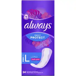 Albert Heijn Always Dailies large fresh scent inlegkruisjes aanbieding