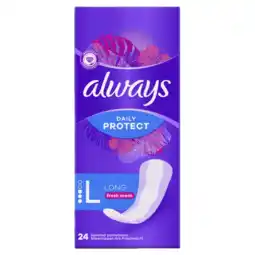 Albert Heijn Always Dailies large fresh scent inlegkruisjes aanbieding