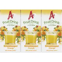 Albert Heijn Appelsientje Fruitdrink sinaasappel 6-pack aanbieding