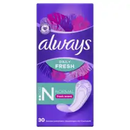 Albert Heijn Always Dailies normal fresh scent inlegkruisjes aanbieding