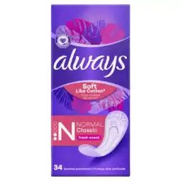Albert Heijn Always Daily soft cotton normal inlegkruisjes aanbieding