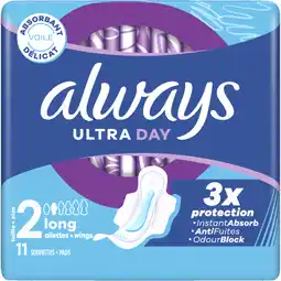 Albert Heijn Always Ultra day long wings maandverband aanbieding