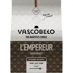 Albert Heijn Vascobelo L'empereur medium roast koffiebonen aanbieding