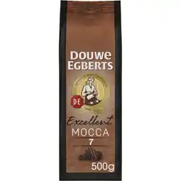 Albert Heijn Douwe Egberts Excellent mocca koffiebonen aanbieding