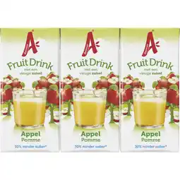 Albert Heijn Appelsientje Fruitdrink appel 6-pack aanbieding