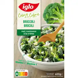 Albert Heijn Iglo Broccoli in roomsaus bel aanbieding