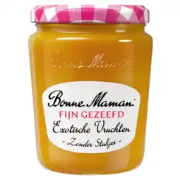 Albert Heijn Bonne Maman Exotische vruchten fijn gezeefd aanbieding