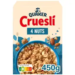 Albert Heijn Quaker Cruesli 4 nuts aanbieding