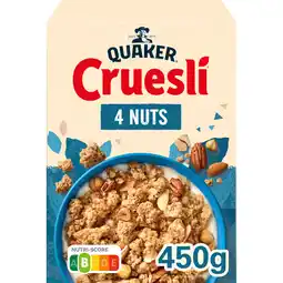 Albert Heijn Quaker Cruesli 4 nuts aanbieding
