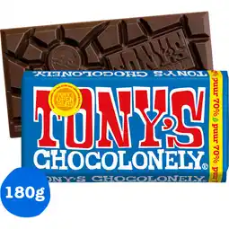Albert Heijn Tony's Chocolonely Reep puur 70% aanbieding