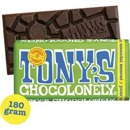 Albert Heijn Tony's Chocolonely Reep puur amandel zeezout aanbieding