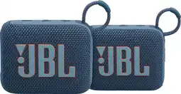 Coolblue JBL Go 4 Bleu Lot de 2 aanbieding