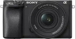 Coolblue Sony Alpha A6400 + E PZ 16-50mm f/3.5-5.6 OSS II aanbieding