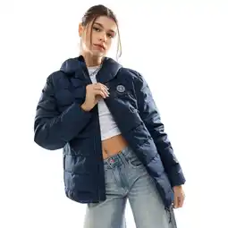 Decathlon Dames Lifestyle waterbestendig puffer jack Argus-W Blauw aanbieding