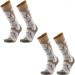 Decathlon Zachte geïsoleerde skisokken voor dames. Set van 2 paar - Ski Insulation aanbieding