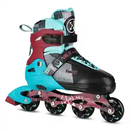 Decathlon Verstelbare recreatieve rolschaatsen Twist NA13810 Nils Extreme aanbieding