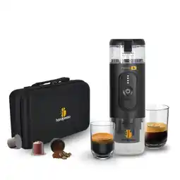 Decathlon Set draagbare koffiemachine Handpresso E-Presso+ 90 ml – Reiskoffiezetapparaat aanbieding
