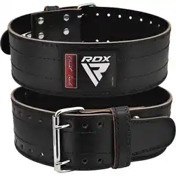 Decathlon Weight Lifting Belt RD1 Zwart - Zwart - XL aanbieding