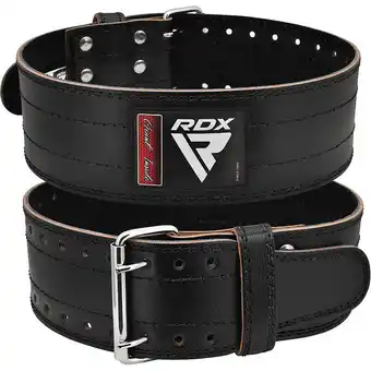 Decathlon Weight Lifting Belt RD1 Zwart - Zwart - XL aanbieding
