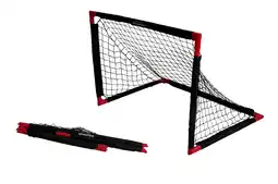 Decathlon Opvouwbaar tuinvoetbaldoel 90x60cm + bal aanbieding