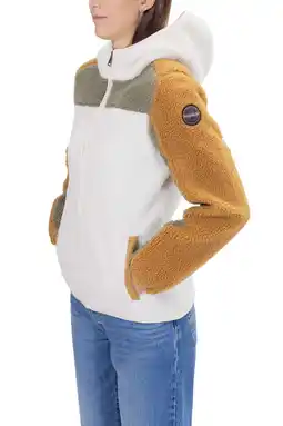 Decathlon Felpa donna Turnage colorblock in pile aanbieding