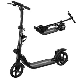 Decathlon Opvouwbare scooter-3 verstelbare hoogtes- Schokdemper-Dubbele rem-EVERCROSS K8 aanbieding