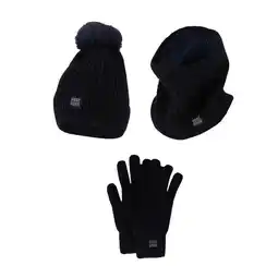 Decathlon Thermoset dames - Handschoenen/Muts/Nekwarmer - Navy - Onesize aanbieding