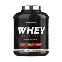 Decathlon Wei-eiwit - Whey Hardcore (2kg) - Vanille Witte Chocolade aanbieding