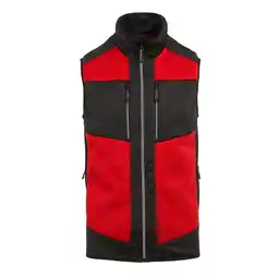 Decathlon Stretch bodywarmer voor heren (Klassiek rood/zwart) aanbieding