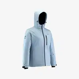 Decathlon Ski-jas voor dames ijsblauw aanbieding