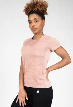 Decathlon Monetta Performance T-Shirt almon Roze aanbieding