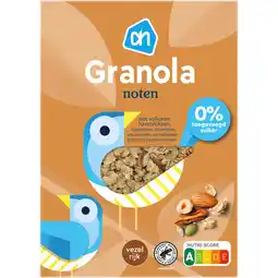 Albert Heijn AH Granola noten 0% toegevoegd suiker aanbieding