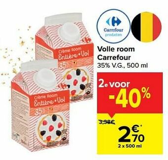 Carrefour Volle room carrefour aanbieding