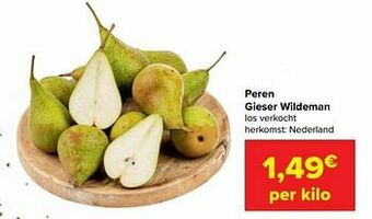 Carrefour Peren gieser wildeman aanbieding