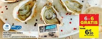 Carrefour Holle zeeuwse oesters carrefour aanbieding