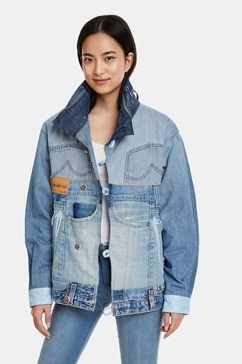 Desigual Iconic Jacket Mickey Mouse - BLUE - XS aanbieding