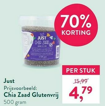 Holland & Barrett Chia zaad glutenvrij aanbieding