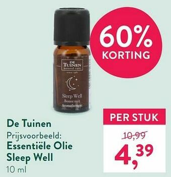 Essentiële olie sleep well