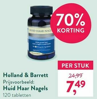 Holland & Barrett Huid haar nagels aanbieding