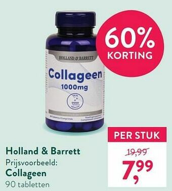 Holland & Barrett Collageen aanbieding