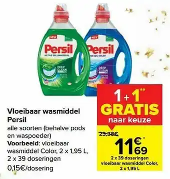 Carrefour Vloeibaar wasmiddel color aanbieding