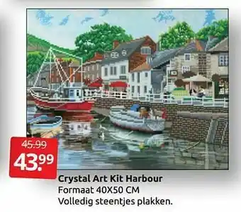 Boekenvoordeel Crystal art kit harbour aanbieding