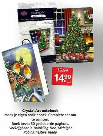 Crystal art notebook