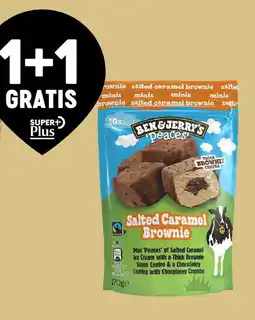 Delhaize Ben&jerry's peaces salted caramel brownie aanbieding