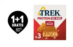 Delhaize Trek protein oat bars biscoff aanbieding