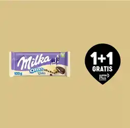 Delhaize Milka oreo white aanbieding